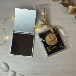 Espelho de Bolso personalizado Mi Papelaria